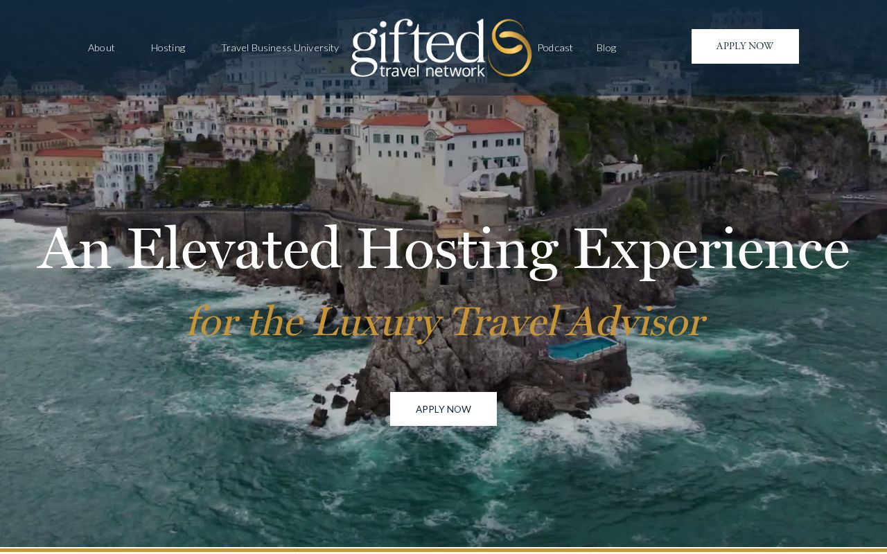 Homepage of the Gifted Travel Network website