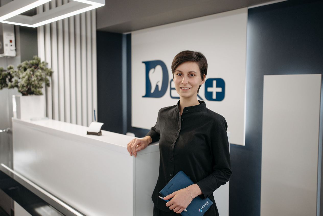 A welcoming dental practice reception area