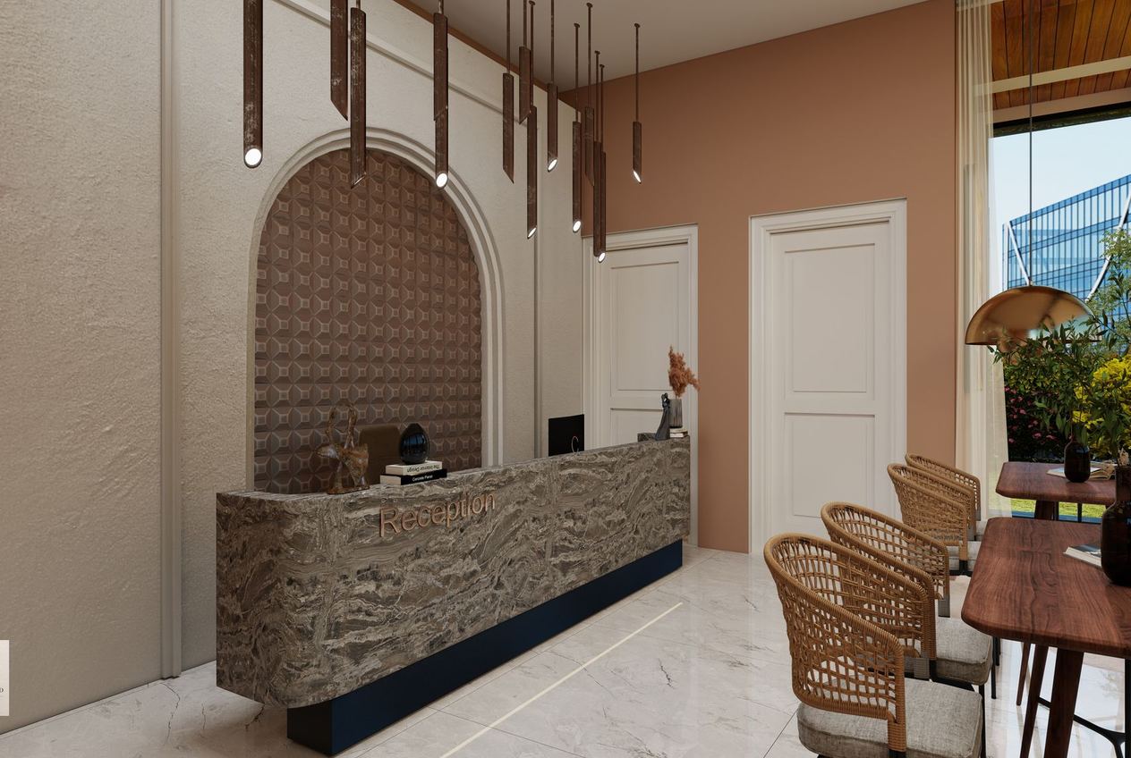 A medspa reception desk at night, a phone glowing with unanswered messages beside an open, half-empty consultation book